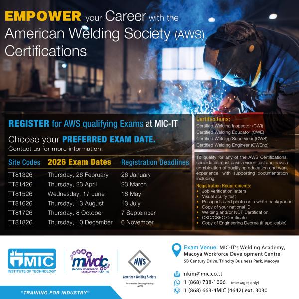 MIC IT MWDC AWS Exams Schedule 2026 