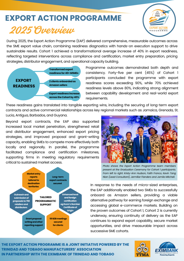 EXPORT ACTION PROGRAMME 2025 highlights 1